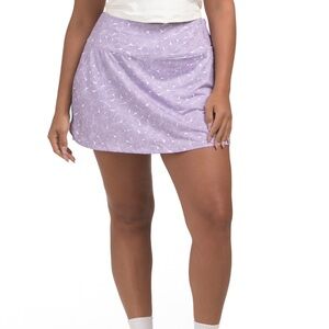 Puma Golf Purple Patterned Women's Skirt Size XXL